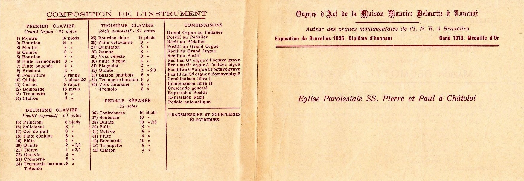 1943 05 16 inauguration des grandes orgues 2