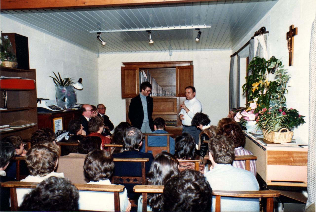 Inauguration de l'orgue d'A. Collard Nov 84